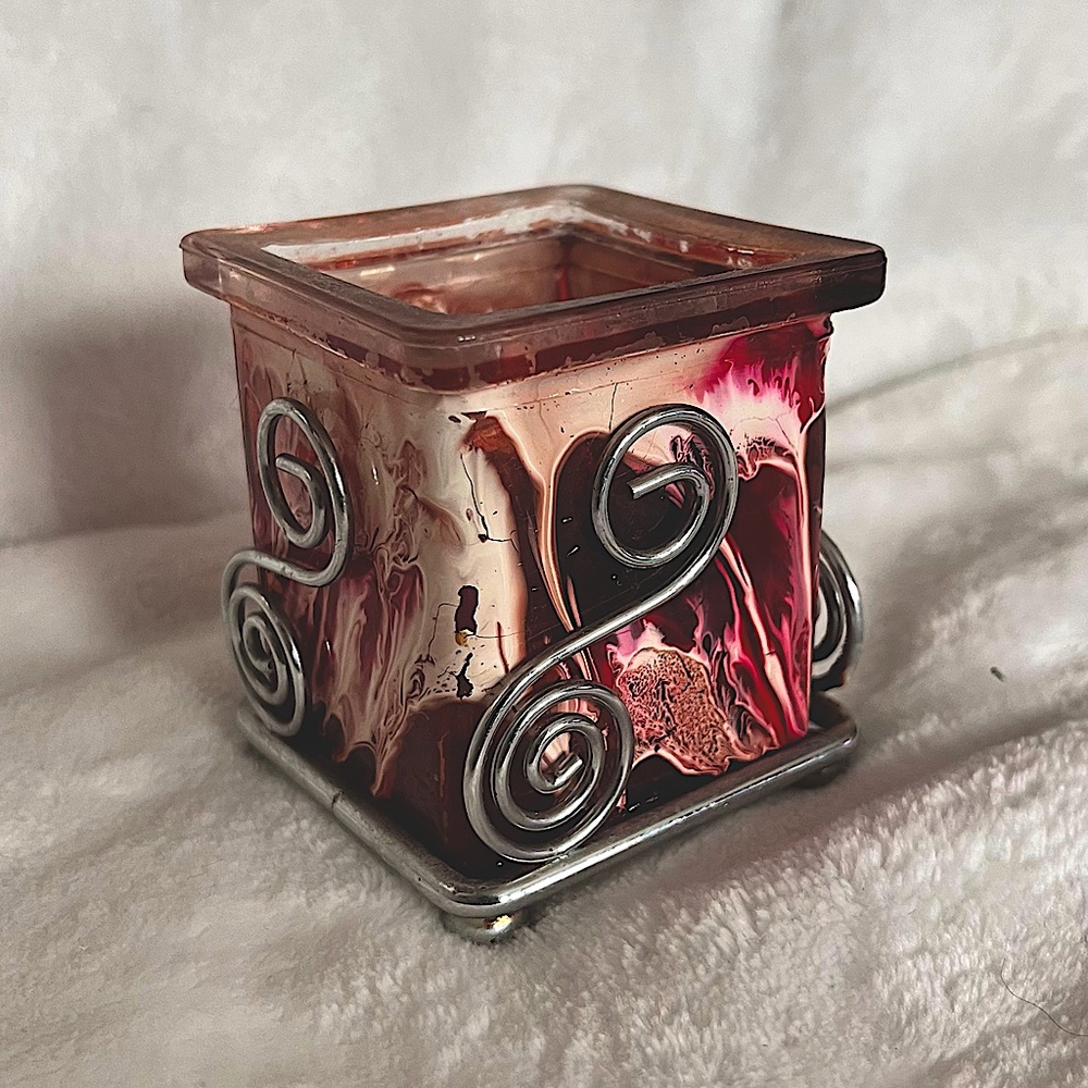 Stained Glass Tea Light Candle